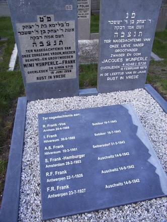 Memorial stone Frank in Weesp