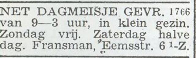 Gezin Daniël Fransman