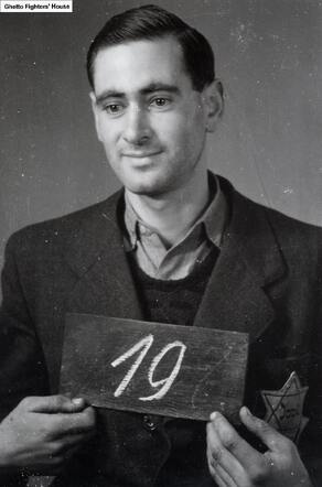 Franz Joachim Dröller, gefotografeerd door Breslauer in kamp Westerbork