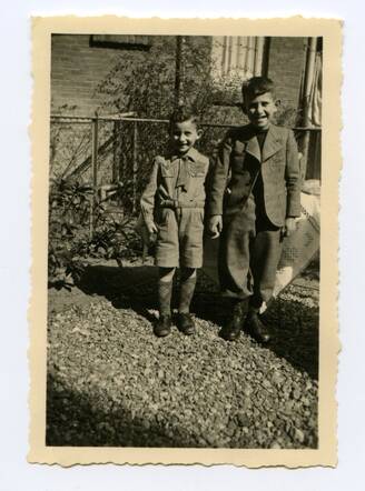 Frits (l) en Martijn Messcher