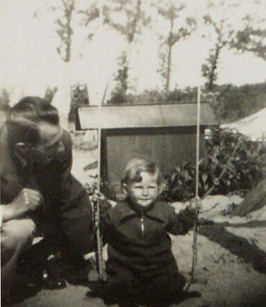 Fritz Blau and his daughter Magdalena Dora Lieselotte (Dorie) Blau
