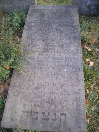 Memorial stone for the Hijmans family