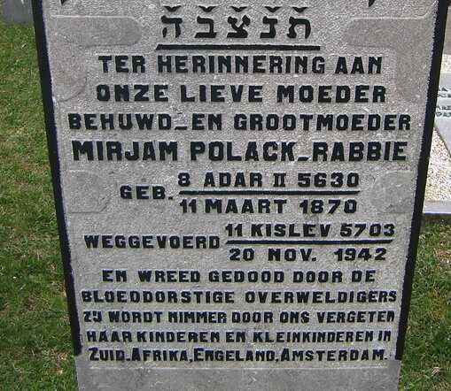 gedenkteken Mirjam Polack-Rabbie.jpg