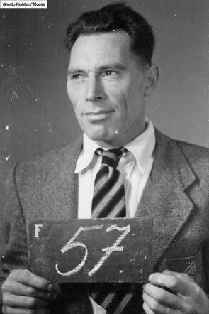 Gerrit Klijnkramer, gefotografeerd door Breslauer in kamp Westerbork