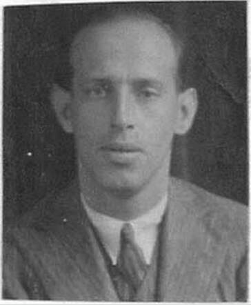 George Lodewijk Schrijver achterkant marktkaart SAA circa 1936 I