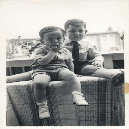 Aäron Jacob (right) and Abraham Jacob de Groot