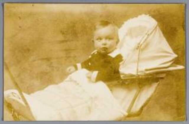 Günther Aiminski als baby