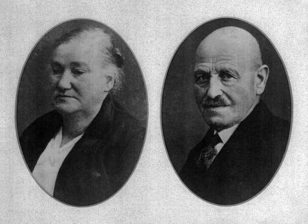 Gustav en Jeannetta Eschenheimer-Goldschmidt, 1935