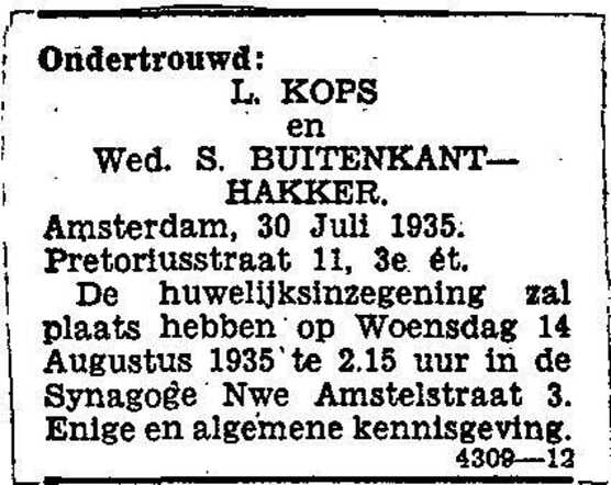 Advertentie in de NIW.