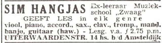 Advertentie van Simon Hangjas