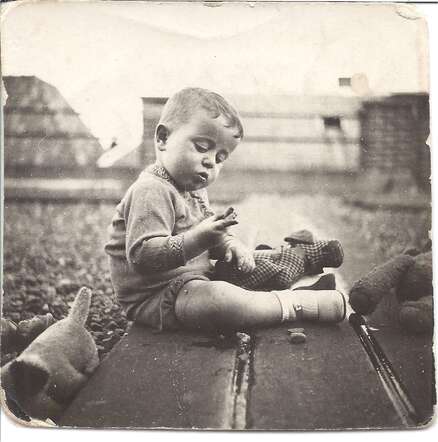 Harry op dakterras