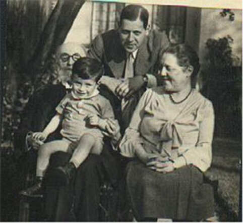 Walter Stern and his family