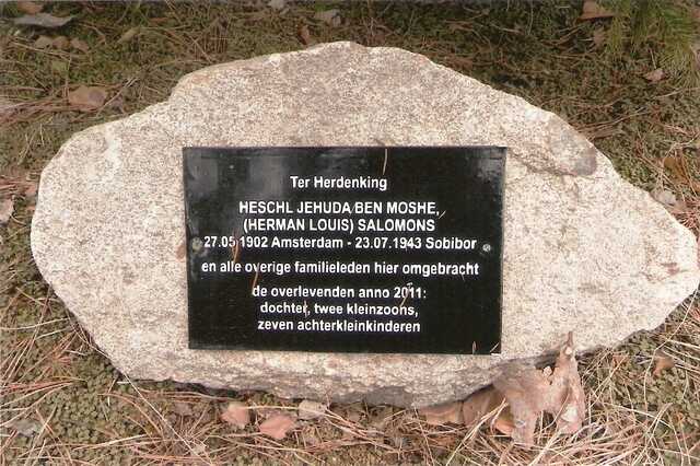 herdenkings-plaquette Sobibor