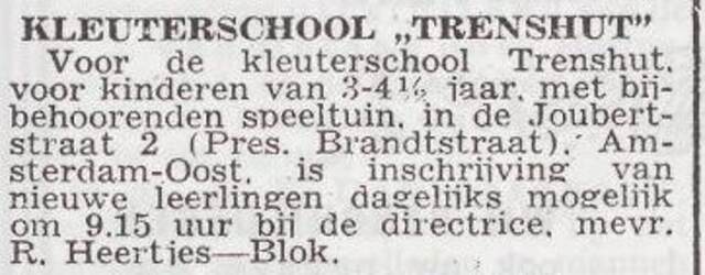 Inschrijving kleuterschool