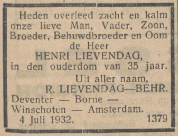 Henri Lievendag