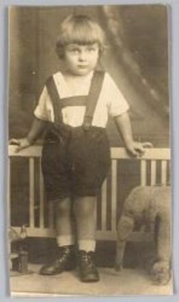 Herbert Tombowsky, 3 jaar oud