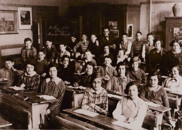 Klassenfoto Herman Elteschool, 15 mei 1933