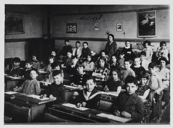 Herman Elte school,  1ste klas. Amsterdam, mei 1928