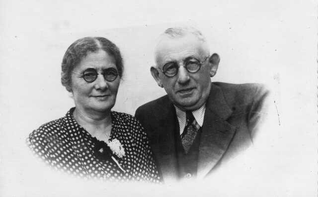 Hermann en Ida Reiss-Hermann, omstreeks 1942