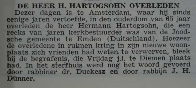 Hermann Hartogsohn