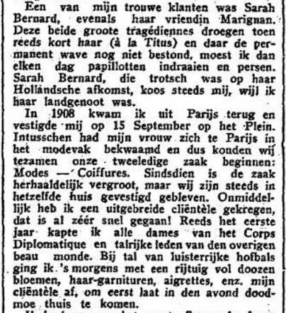 Het Vaderland staat- en letterkundig nieuwsblad 12 september 1933, avond, pag. 2. Louis Zeldenrust2.