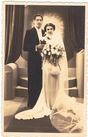 Marriage photo Hijman Hijman and Dora Aluin