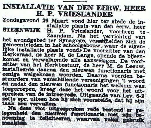 Hijman Pines Vrieslander
