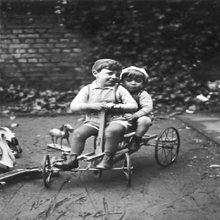 Leo (left) and Harry Hirsch Holstein