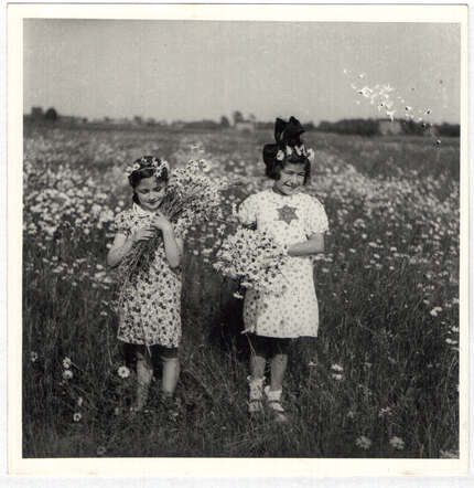 Johanna Wilhelmina (right) and Mirjam Hoogstraal