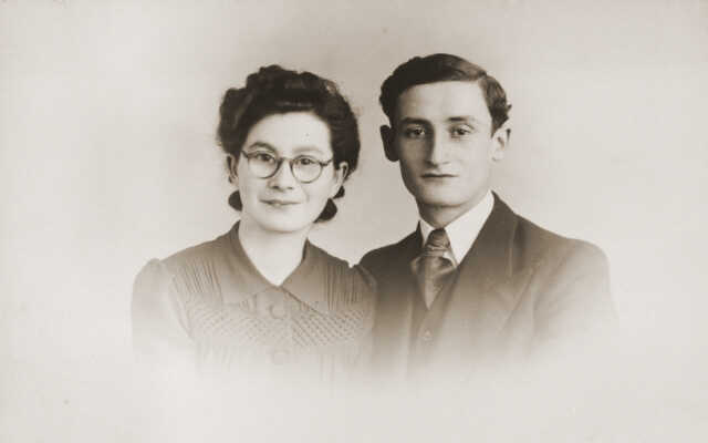 Horst Meijer en zijn verloofde Bettie Meyer