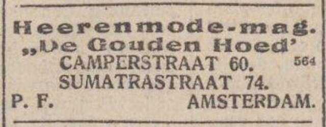 'De Gouden Hoed' van Barend Mozes van der Horst.