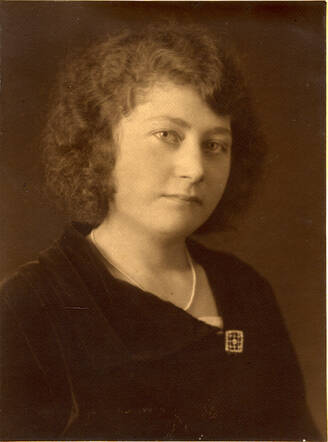 Portrait van Ilse Klaber-Kaufmann rond 1935