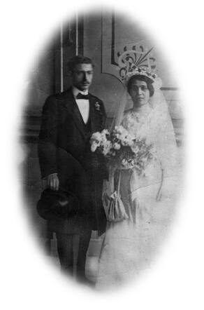 Marriage Rebecca van Weren to Joël Vogel.