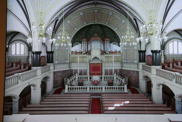 Old Synagogue at Südwall, Dortmund. Interior view