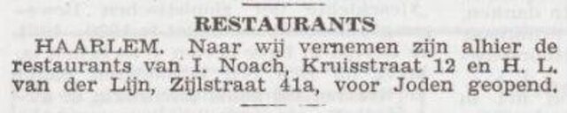 Restaurant Hyman L. van der Lijn