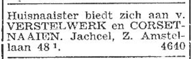 Advertentie van Jana Jachcel-Borger
