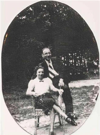 Jacob de Leeuwe met zijn vrouw, 1939