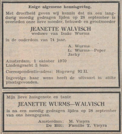Jeanette (Schoontje) Wurms-Walvisch