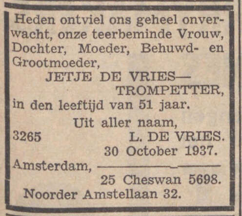 Jetje de Vries-Trompetter