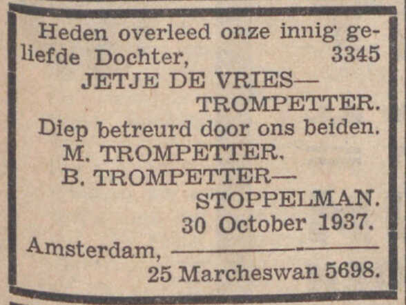 Jetje de Vries-Trompetter II