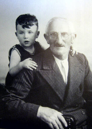 Heijman de Jong with his grandfather Heijman de Jong