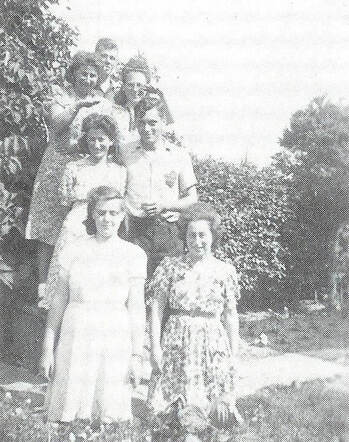 Een groep jongeren in Vlagtwedde
