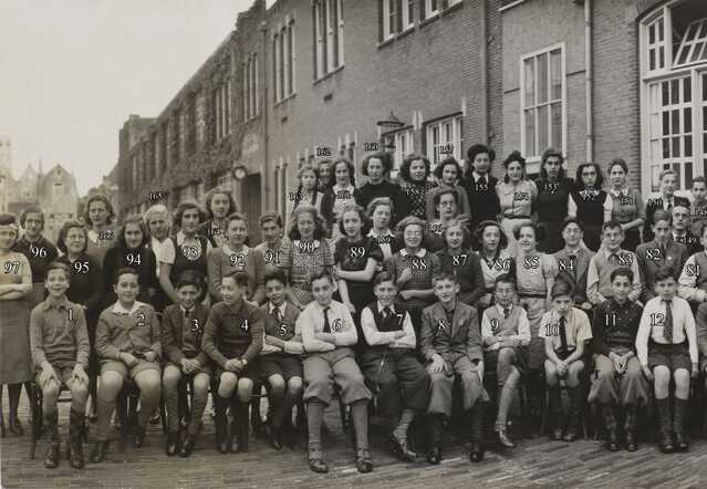 Joodsche HBS Amsterdam 1941, detail 1