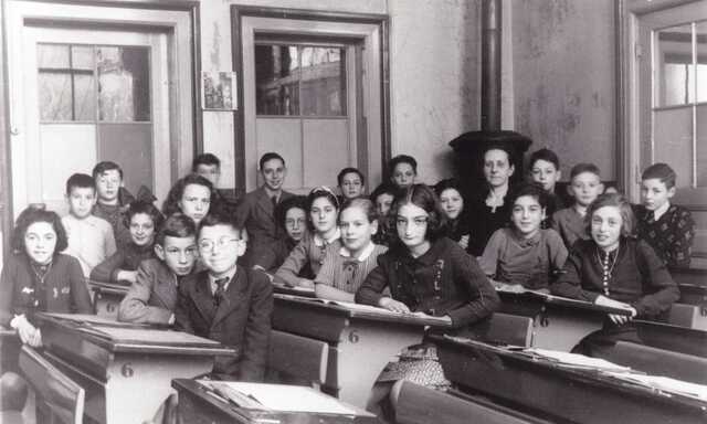 Joodse School, 4e klas, Molenwaterweg, Rotterdam, 1941-1942
