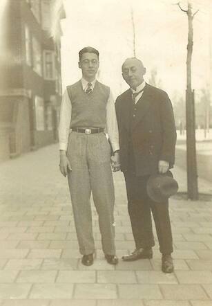 Kurt en Franz Pollack in Amsterdam