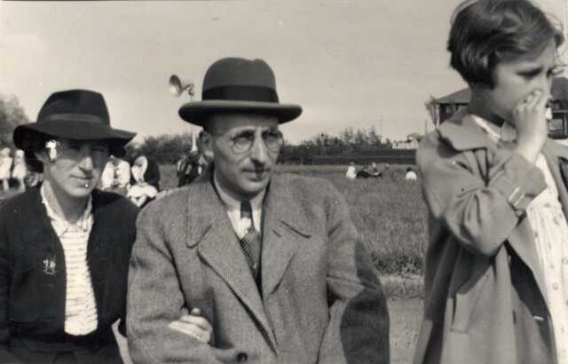 Kurt en Marta Salomon-Rosenthal met hun dochter Annelie
