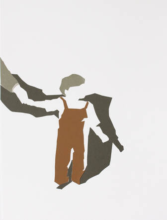 Marjolein Rothman, 'Kurt-III', 2012, #1/3, papiercollage, 48 x 36 cm