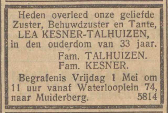 Lea Kesner Talhuizen