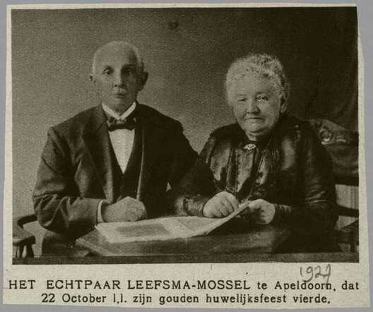 De ouders van Esther: Heiman Leefsma en Magalina Mossel