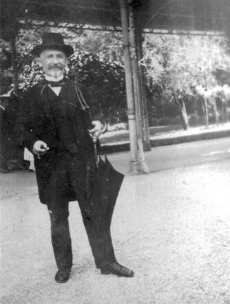 Legerrabbijn Dr. Hirsch Gradenwitz in Hanau, 1930